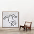 Abstract Dancing Man Painting H203S