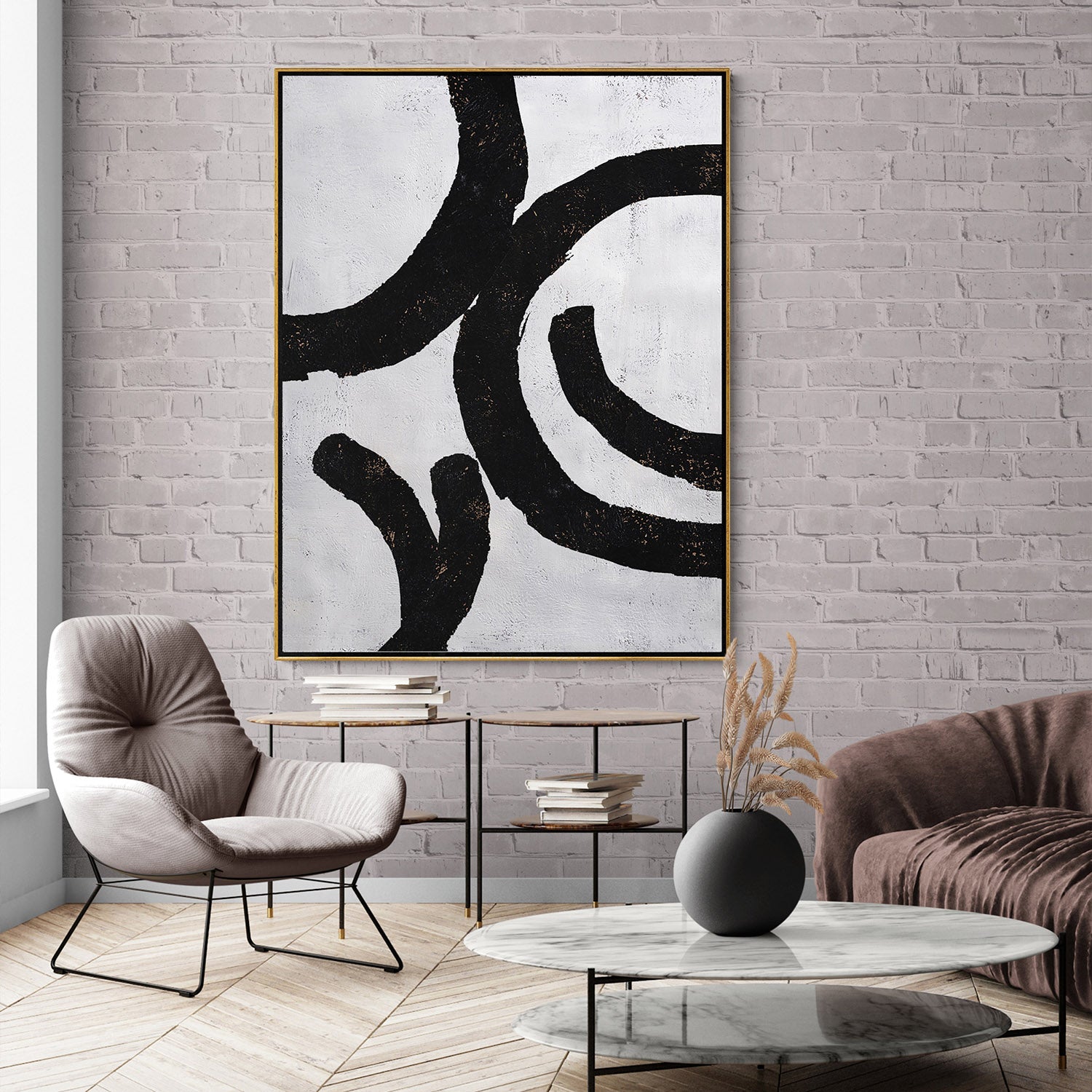 Vertical minimalist painting H20V