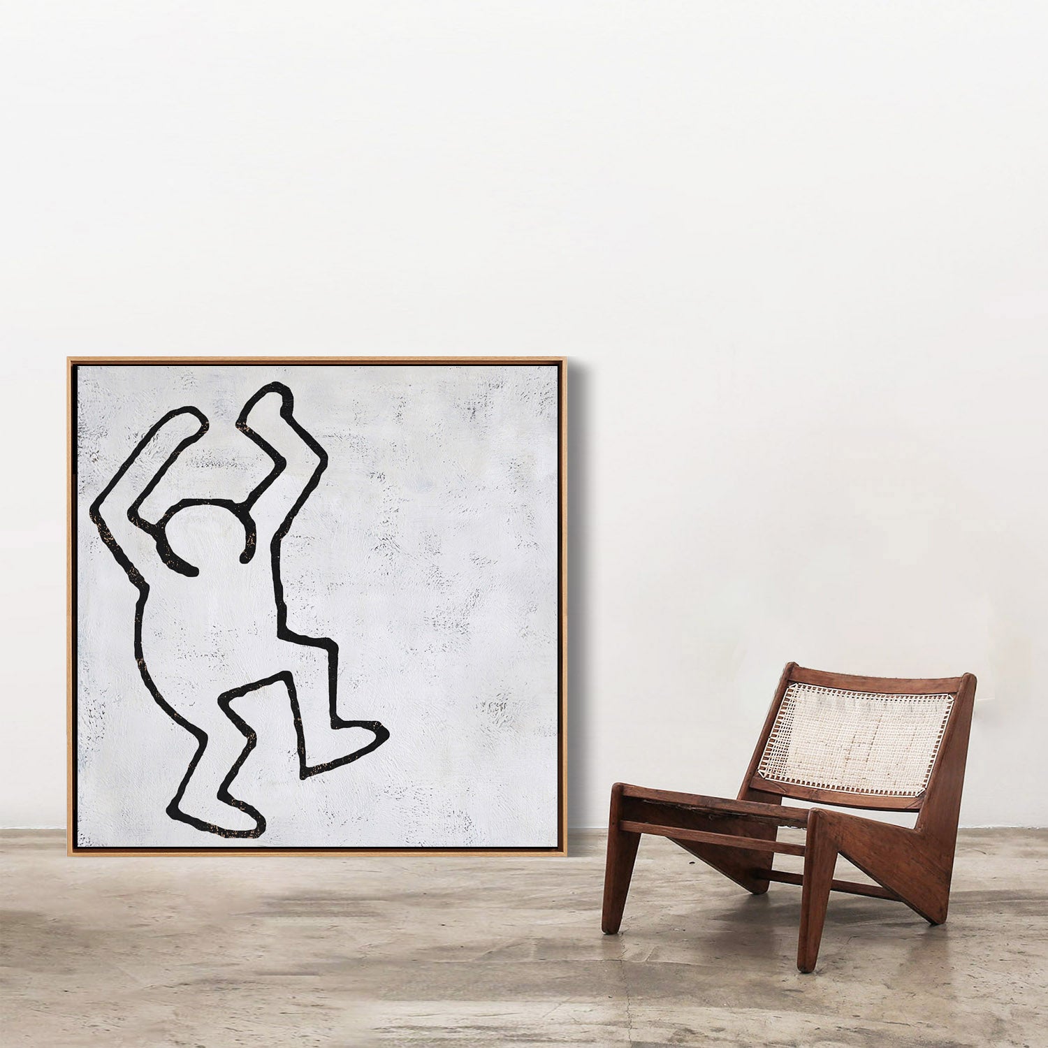 Abstract Dancing Man Painting H211S