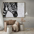 Horizontal Abstract Zebra Painting H252H