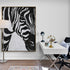 Vertical Abstract Zebra Painting H252V