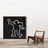 Abstract Dancing Man Painting H273SR