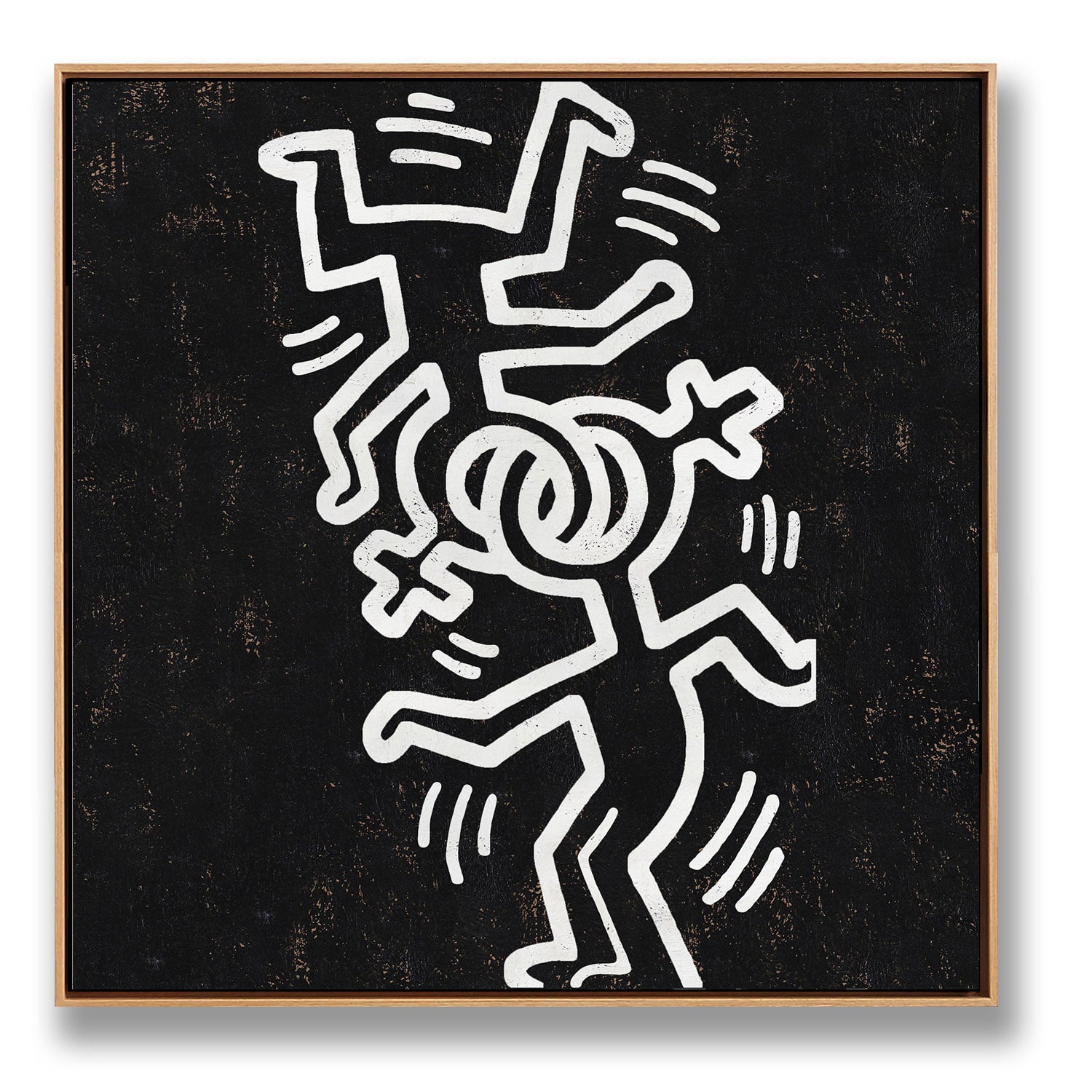 Cuadro abstracto de hombre bailando H316SR