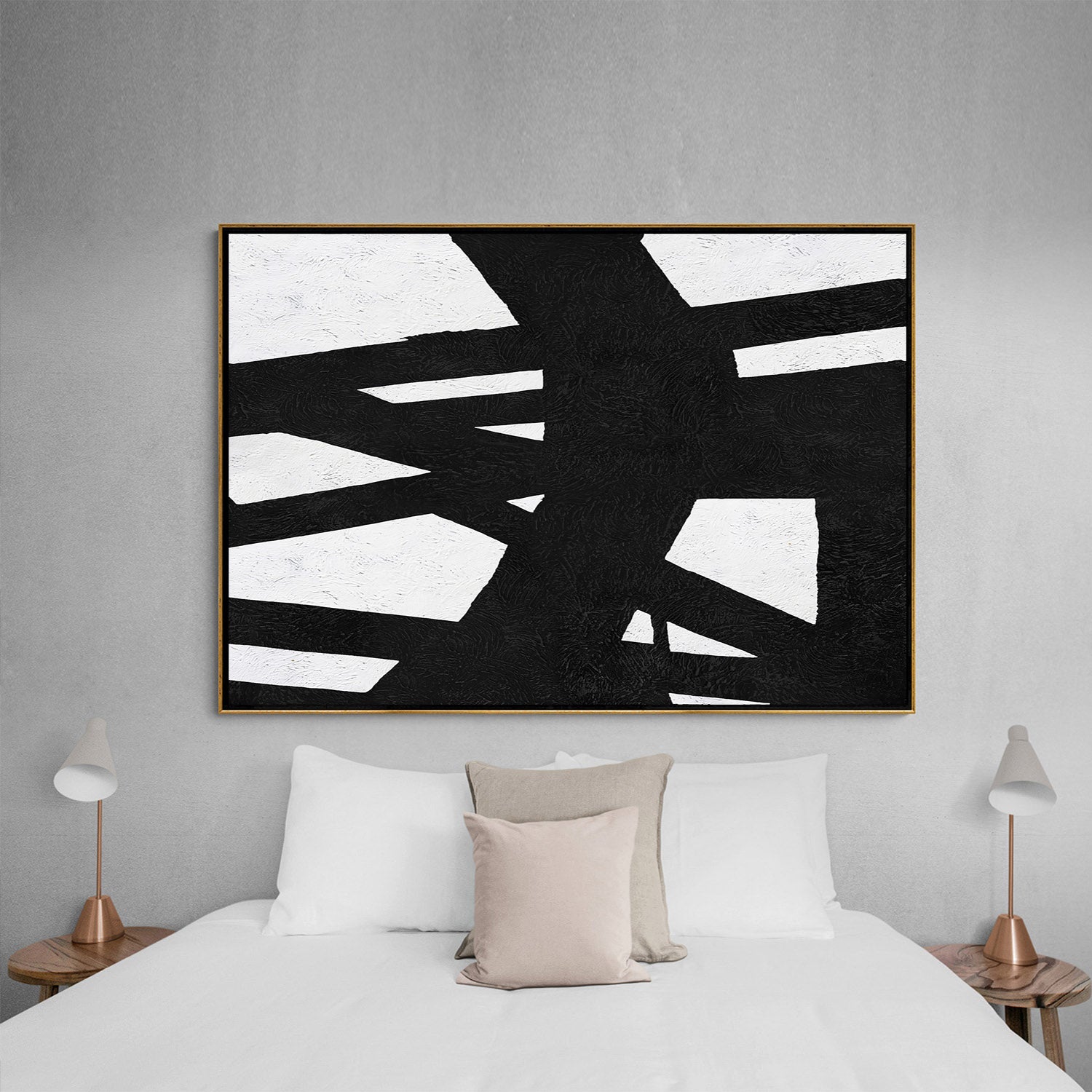 Horizontal Minimalist Painting J136M