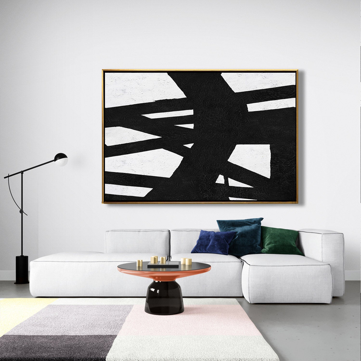 Horizontal Minimalist Painting J136M