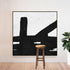 Minimal Black and White Painting MN73A